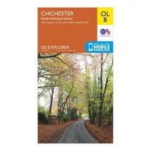 Ordnance Survey Explorer Ol8 Chichester, South Harting & Selsey Map With Digital Version, D