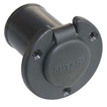W4 Lighter-type Recessed Socket (Round), Grey