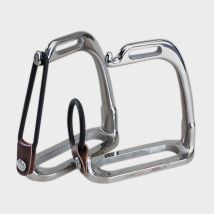 Korsteel Peacock Safety Stirrup Irons, Silver