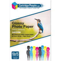 Cartridge People 10cmx15cm Glossy Photo Paper 240gsm 50 sheets