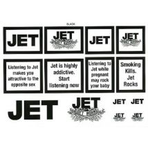 Jet Get Born - Sticker Set 2003 UK memorabilia PROMO STICKERS
