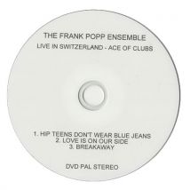 The Frank Popp Ensemble Live In Switzerland UK promo DVD-R DVD-R ACETATE