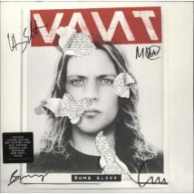 Vant Dumb Blood - Clear with Red Splatter Vinyl - Autographed 2017 UK vinyl LP 0190295877620