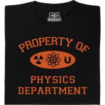 Fair gehandeltes Öko-T-Shirt: Property of Physics Department