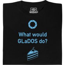 Fair gehandeltes Öko-T-Shirt: What would GLaDOS do