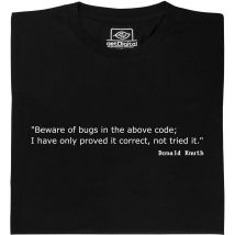 Fair gehandeltes Öko-T-Shirt: beware of bugs in the above code