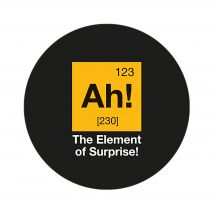 Geek Aufkleber The Element of Surprise