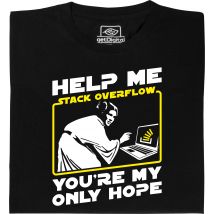 Fair gehandeltes Öko-T-Shirt: Help me, Stack Overflow