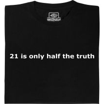 Fair gehandeltes Öko-T-Shirt: 21 is only half the truth