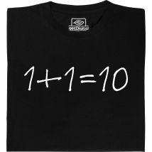 Fair gehandeltes Öko-T-Shirt: 1+1=10