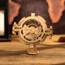 Robotime 3D-Puzzle, Uhrwerk-Bausatz, DIY Mechanisches Modellbausatz, lasergeschnitten, Holzkunst (ewiger Kalender)