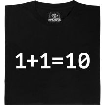 Fair gehandeltes Öko-T-Shirt: 1 + 1 = 10