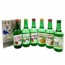 Sulsul Box Soju mit 6 koreanischen alkoholischen Getränken - Ausgewählter Mix aus vielseitigen Geschmacksrichtungen - Korea Alkohol Geschenkbox