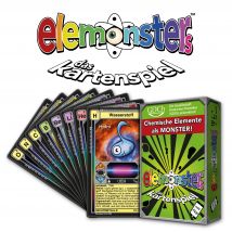 Blue Cocker Games GDCh Elemonsters (Deutsch) - Chemie-Kartenspiel mit Smartphone-App - Ab 8 Jahren