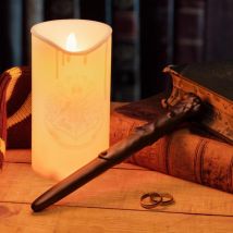 Harry Potter Kerzen-Lampe mit Zauberstab-Fernbedienung