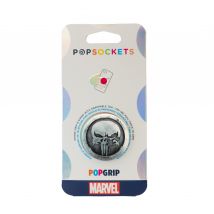 PopSockets - austauschbarer, Ausziehbarer Sockel und Griff für Smartphones und Tablets - Punisher Monochrome