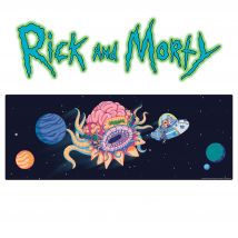Rick and Morty Gaming Mat und Untersetzer Set
