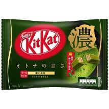 KitKat Rich Matcha Mini Riegel Japan - Intensiver Matcha Geschmack Schokolade Japanische Süßigkeiten Schokoriegel (10 Riegel)