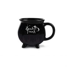 Winkee - Zaubertrank Becher | Witches Brew Mug | Hexenkessel Kaffeetasse | Witcher Tasse | Magischer Kaffee &amp; Tee Kessel mit Feuer Effekt | Kaffeebecher groß ca. 450ml | Geschenk zum Geburtstag