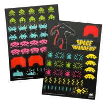 Space Invaders Magneten - 80 Retro Deko Magneten für Kühlschrank, Büro oder Magnetwand - 80er Jahre Accessoires - EIN Muss Für Nostalgische Retro Fans
