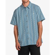 Uomo Sundays Jacquard - Camicia a maniche corte da Uomo - Blue