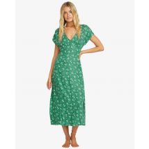 billabong | Bright Skies - Vestido de Longitud Media para Mujer - Verde - L
