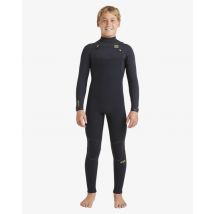 Uomo 4/3mm Furnace Natural - Muta con zip sul petto da Ragazzo 8-16 - Black