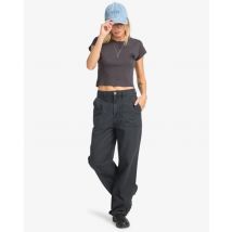 billabong | Stay Grounded - Pantalón de cintura fija para mujer - Negro - 28