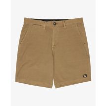 Billabong - Heren Crossfire Wave Washed 18" - Hybride Short voor in en uit het water voor Heren - Brown