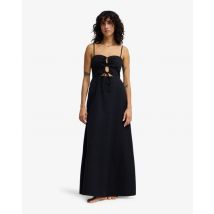 Donna Lima Mini Maxi - Abito in misto lino da Donna - Black