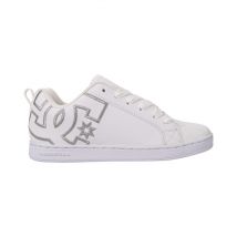 Womens Court Graffik - Leather Shoes for Women - White