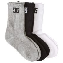 DC Shoes | Crew 3Pk - Crew-Socken für Jungen - Schwarz - 1SZ