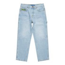 DC Shoes Enfant | Worker Baggy Carpenter - Pantalon en jean pour Garçon 8-16 ans - Bleu - 25/10
