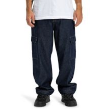 DC Shoes | Worker Baggy Denim Cargo Rir - Baggy Fit Jeans für Männer - Blau - 33/34
