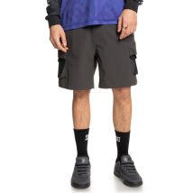 Mens Modified - Elastic Waist Walkshorts for Men - Black