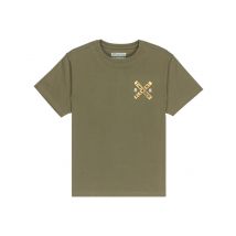 element | Timber Signs Y - Short Sleeve T-Shirt for Boys 8-16 - Green - l/14