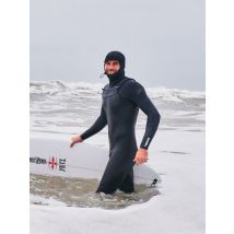 Quiksilver | 4/3mm Everyday Sessions - Hooded Chest Zip Wetsuit for Men - BLACK (blk) - MT