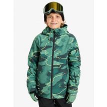 Quiksilver Kinderen | Mission Printed 10K - Technisch Snowjack voor Jongens 4-16 - Green - 8