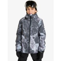 Quiksilver Kids | Mission Printed - Technical Snow Jacket for Boys 4-16 - THERMOSTAMP GRAYSCALE (kvj3) - 16