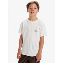 quiksilver | Evo Border Lines - T-shirt de manga curta para rapazes 8-16 - SNOW WHITE (wbk0) - 8