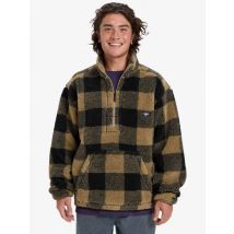 quiksilver | Mercury Woodlands Sherpa - Check em sherpa com meio fecho para homem - WOODLANDS ELMWOOD (tmp1) - XL