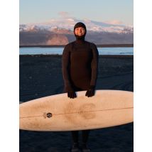 Roxy | 5/4 Swell Natural - Hooded Chest Zip Wetsuit for Women - Brown - XXL