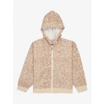Roxy Kids | Twenty Five Miles - Printed Zip Hoodie for Girls 4-16 - Beige - 12/L