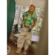 roxy | Cloudbreak Mid Sandbar - Calças de ganga com corte Barrel para Mulher - Beige - 30