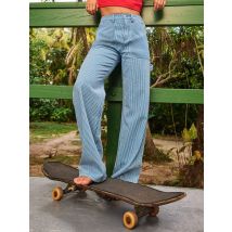 roxy | Howlin Rails - Calças de ganga com cintura subida para Mulher - Branco - 26