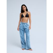 roxy | Saltwater Mid Sunbleached - Jeans de corte amplo para Mulher - Azul - 27