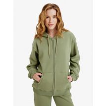 Roxy | Surf Stoked Zipped Brushed - Hoodie met rits voor Dames - Green - XL