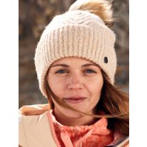 roxy | Peak Chic - Gorro com dobra para Mulher - Beige - 1SZ