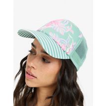 roxy | Hibiscus Island - Boné Trucker para Mulher - Verde - 1SZ