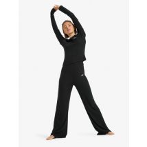 roxy | Rise & Vibe New Rib Wide Leg - Calças de desporto para mulher - Preto - XS